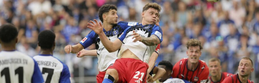 Nicolai Remberg und Daniel Elfadli vom HSV