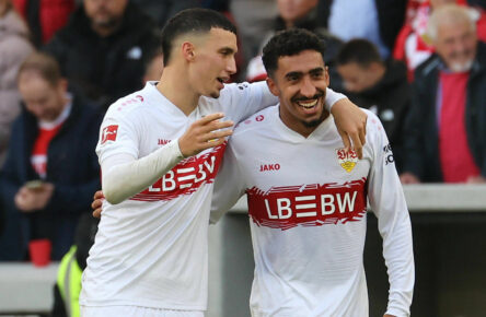 Tiago Tomas trifft mit dem VfB Stuttgart auf Ex-Club Wolfsburg.
