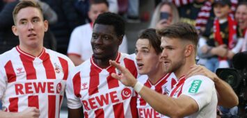 1. FC Köln: Johannesson, Ache, Kaminski, Thielmann (v. l.)