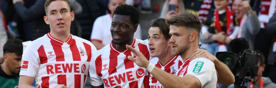 1. FC Köln: Johannesson, Ache, Kaminski, Thielmann (v. l.)