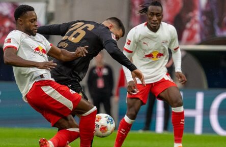 Bei RB Leipzig und Comunio gerade in unterschiedliche Richtungen unterwegs: Ridle Baku und Yan Diomande