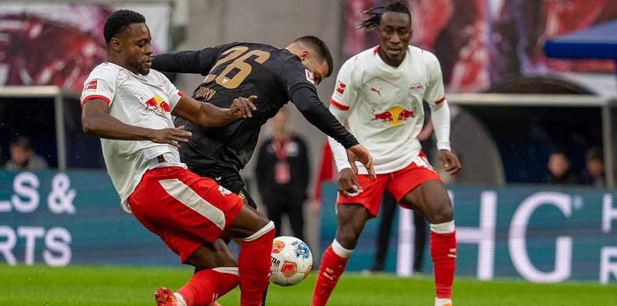 Bei RB Leipzig und Comunio gerade in unterschiedliche Richtungen unterwegs: Ridle Baku und Yan Diomande