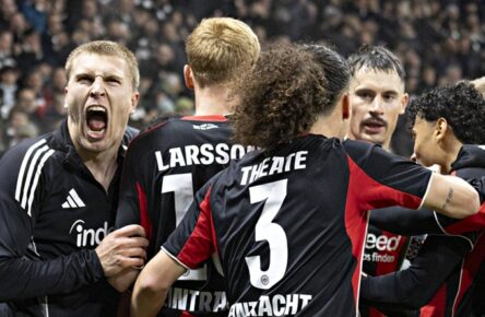 Eintracht Frankfurt: Kristensen, Larsson, Theate, Koch und Co. jubeln