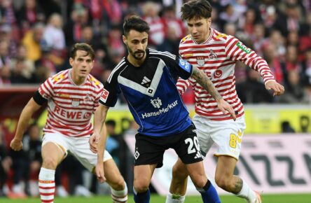 Fabio Vieira vom HSV gegen den 1. FC Köln