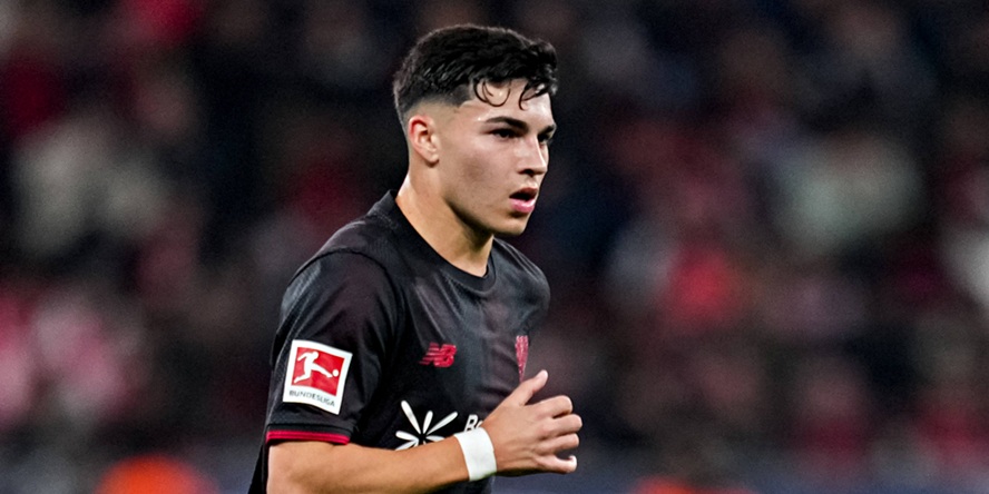 Leverkusen-Talent Alejo Sarco bei seinem Debüt in der Bundesliga