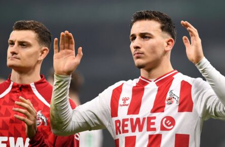 Eric Martel und Said El Mala vom 1. FC Köln