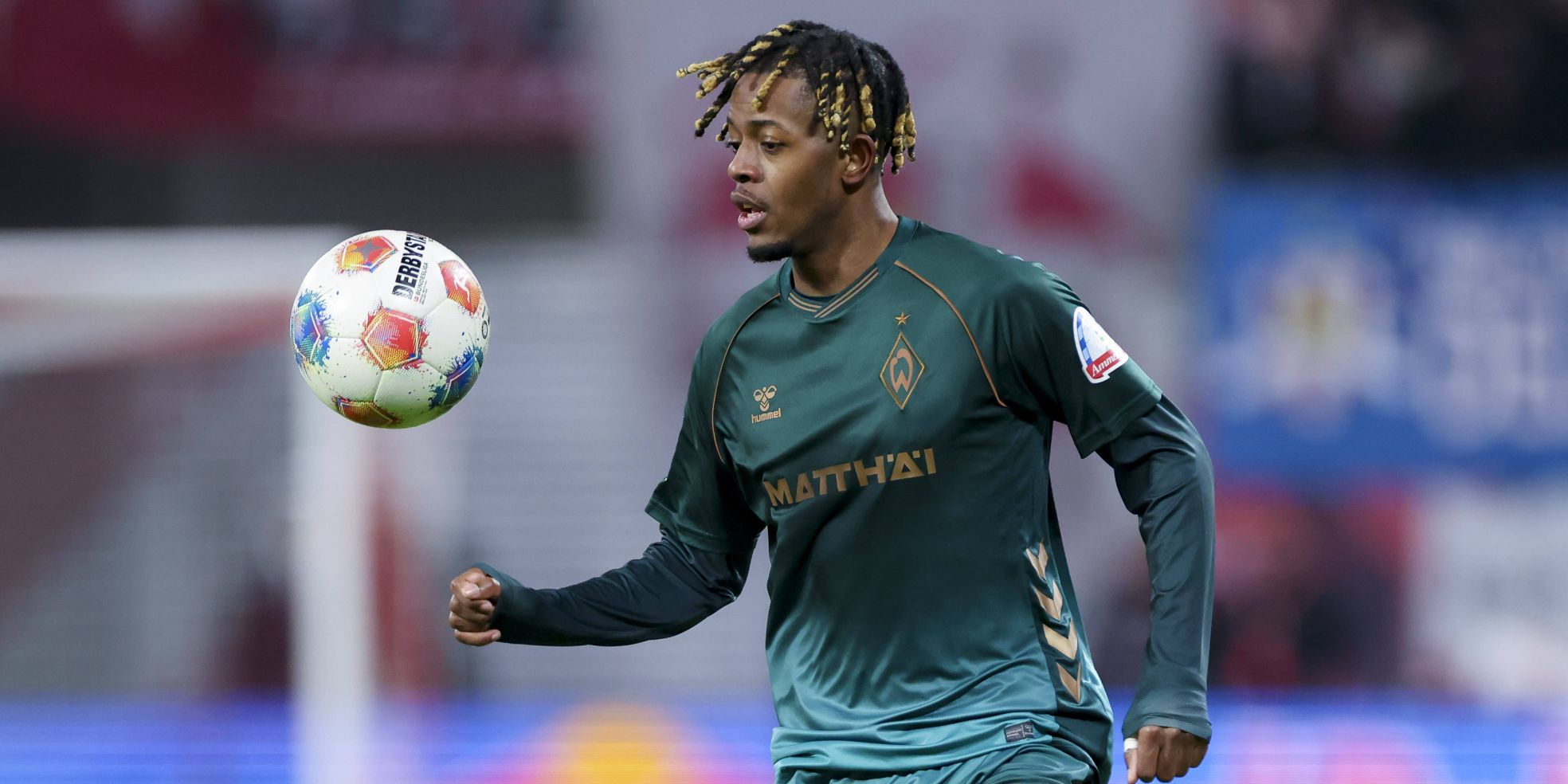 Samuel Mbangula vom SV Werder Bremen