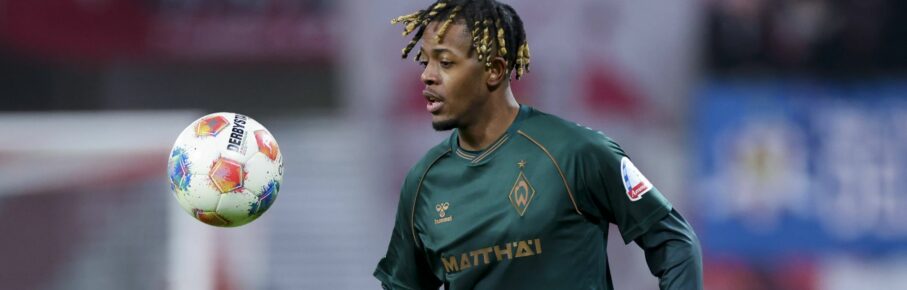 Samuel Mbangula vom SV Werder Bremen