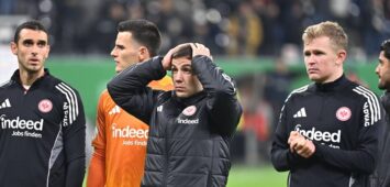 Ellyes Skhiri (links) und Mo Dahoud (rechts) im Stammplatz-Duell bei Eintracht Frankfurt