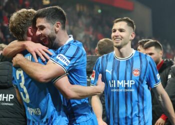 Stefan Schimmer trifft für den 1. FC Heidenheim