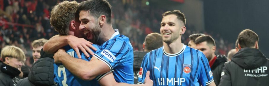 Stefan Schimmer trifft für den 1. FC Heidenheim