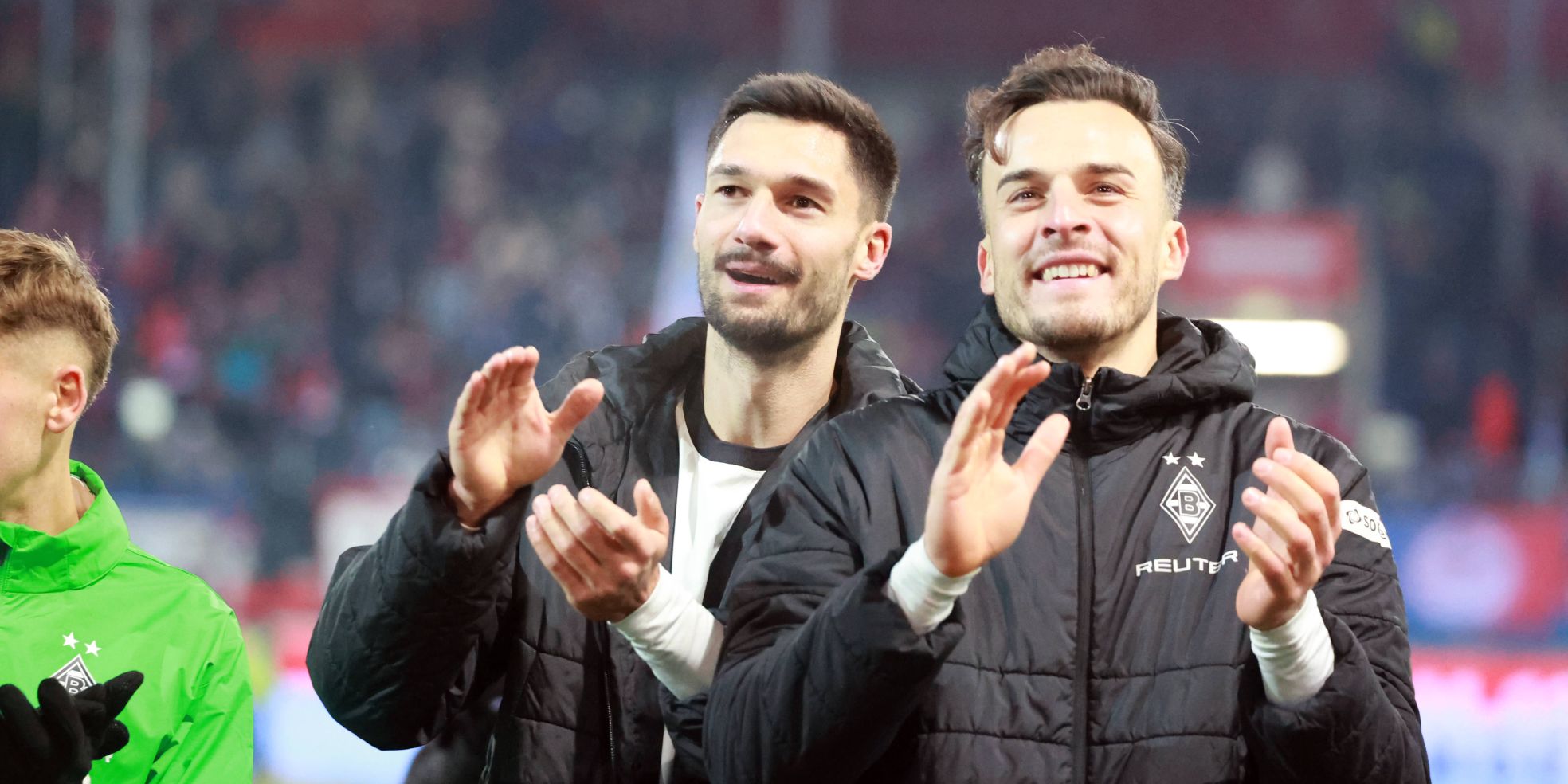 Tim Kleindienst und Haris Tabakovic von Borussia Mönchengladbach
