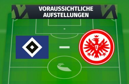 HSV - Eintracht Frankfurt: Voraussichtliche Aufstellungen