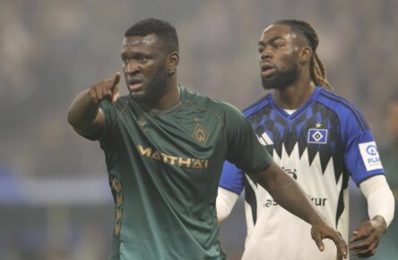 Werder Bremen: Victor Boniface im Spiel gegen den HSV