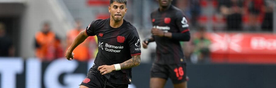 Leverkusen, Bayarena, 05.08.25, GER, Herren, Testspiel, Saison 2025-2026, Bayer 04 Leverkusen - Pisa SC Bild: Exequiel PALACIOS Leverkusen Nordrhein-Westfalen Deutschland *** Leverkusen, Bayarena, 05 08 25, GER, Men, Test match, Season 2025 2026, Bayer 04 Leverkusen Pisa SC Picture Exequiel PALACIOS Leverkusen North Rhine-Westphalia Germany