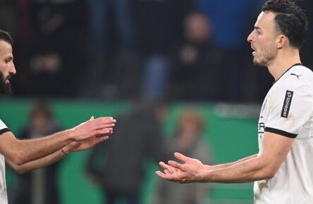 Mit Gladbach durchwachsen gestartet: Franck Honorat und Haris Tabakovic