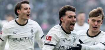 1. Fußball Bundesliga: Borussia Mönchengladbach - FC Augsburg 11.01.2026 Borussia Mönchengladbach bejubelt das Tor, 1:0 durch Joe Scally Borussia Mönchengladbach, 29 1. Fußball Bundesliga: Borussia Mönchengladbach - FC Augsburg Borussia Park, Mönchengladbach 11.01.2026 DFL regulations prohibit any use of photographs as image sequences and/or quasi video. *** 1 Bundesliga Borussia Mönchengladbach FC Augsburg 11 01 2026 Borussia Mönchengladbach celebrates the goal, 1 0 by Joe Scally Borussia Mönchengladbach, 29 1 Bundesliga Borussia Mönchengladbach FC Augsburg Borussia Park, Mönchengladbach 11 01 2026 DFL regulations prohibit any use of photographs as image sequences and or quasi video Copyright: xBEAUTIFULxSPORTS/Buriakovx