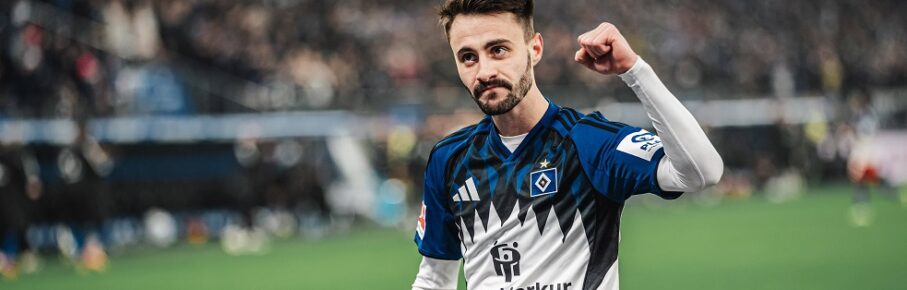 Fußball Männer Saison 2025/2026 1. Fußball-Bundesliga 15. Spieltag Hamburger SV vs. Eintracht Frankfurt 20.12.2025 Torjubel Fabio Daniel Ferreira Vieira  20, HSV Tor zurückgenommen Abseits Hamburg Volksparkstadion Hamburg Deutschland *** Soccer Men Season 2025 2026 1 Soccer Bundesliga 15 Matchday Hamburger SV vs Eintracht Frankfurt 20 12 2025 Goal celebration Fabio Daniel Ferreira Vieira 20, HSV goal taken back offside Hamburg Volksparkstadion Hamburg Germany