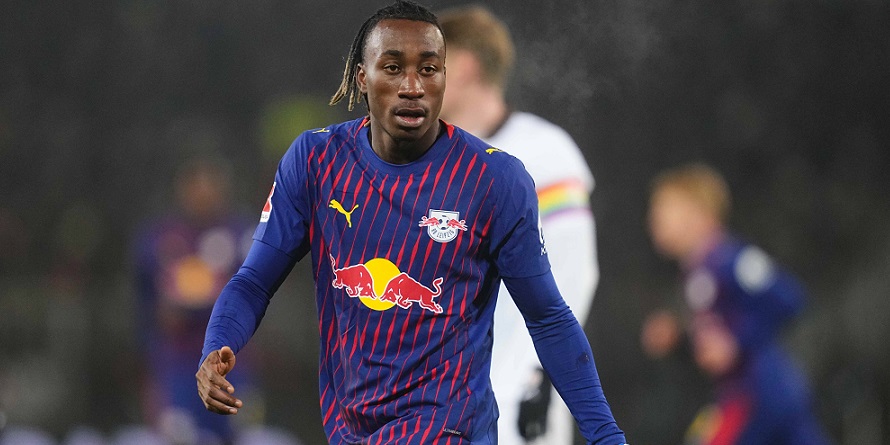 RB Leipzig freut sich über Yan Diomande