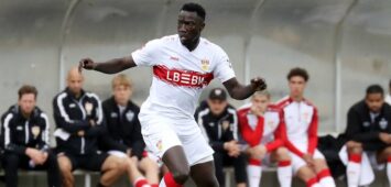 09.10.25 VfB Stuttgart - SV Elversberg Deutschland, Stuttgart, 09.10.2025, Fussball, Bundesliga, Testspiel, VfB Stuttgart - SV Elversberg: Silas Katompa Mvumpa VfB Stuttgart. *** 09 10 25 VfB Stuttgart SV Elversberg Germany, Stuttgart, 09 10 2025, Football, Bundesliga, Test match, VfB Stuttgart SV Elversberg Silas Katompa Mvumpa VfB Stuttgart