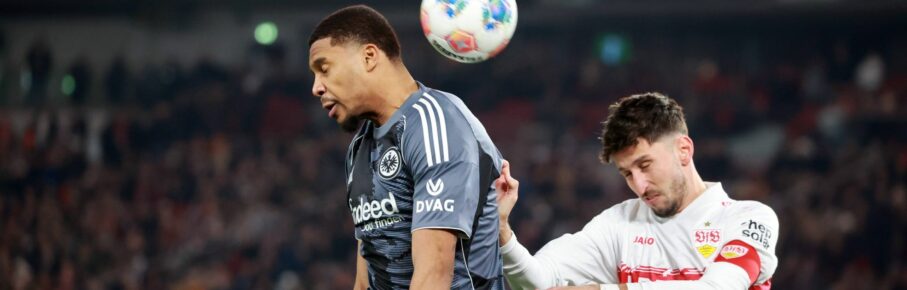 Aurele Amenda von Eintracht Frankfurt im Spiel gegen den VfB Stuttgart