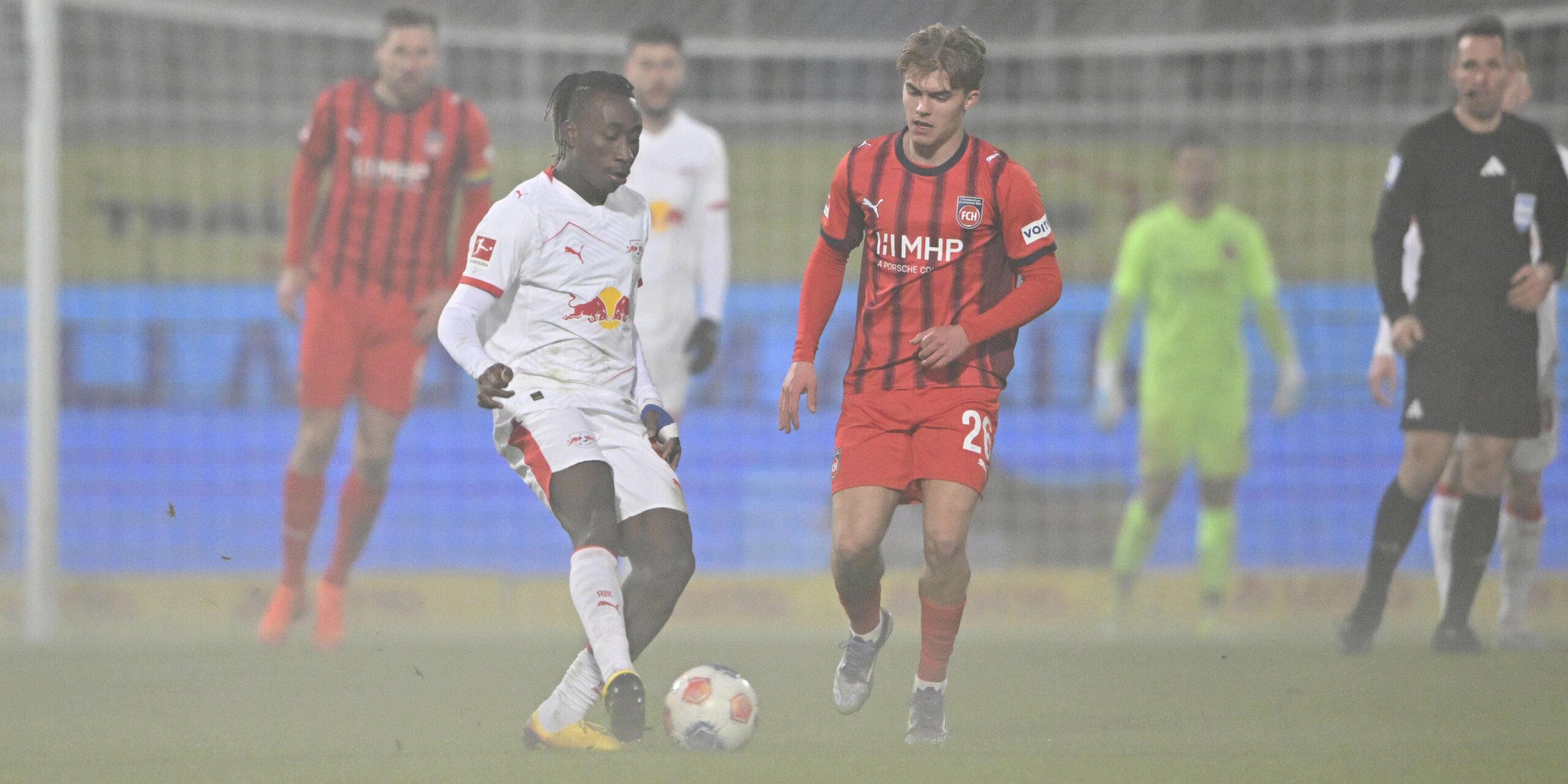 Hennes Behrens bei seinem Debüt für den 1. FC Heidenheim.