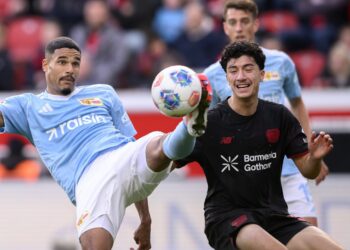 Danilho Doekhi für Union Berlin gegen Bayer Leverkusen