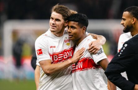 VfB Stuttgarts Winterneuzugang Jeremy Arevalo gab im Auswärtsspiel gegen Bayer 04 Leverkusen sein Bundesliga-Debüt.