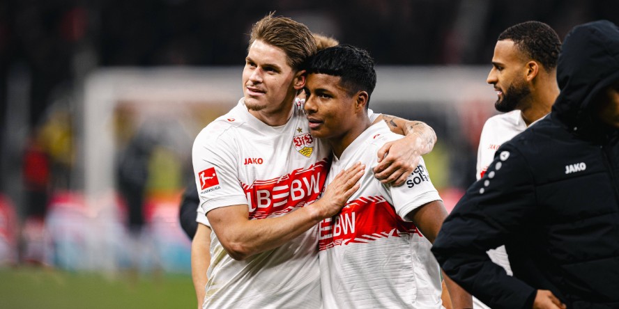 VfB Stuttgarts Winterneuzugang Jeremy Arevalo gab im Auswärtsspiel gegen Bayer 04 Leverkusen sein Bundesliga-Debüt.