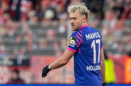 Benedict Hollerbach beim Spiel in Berlin.