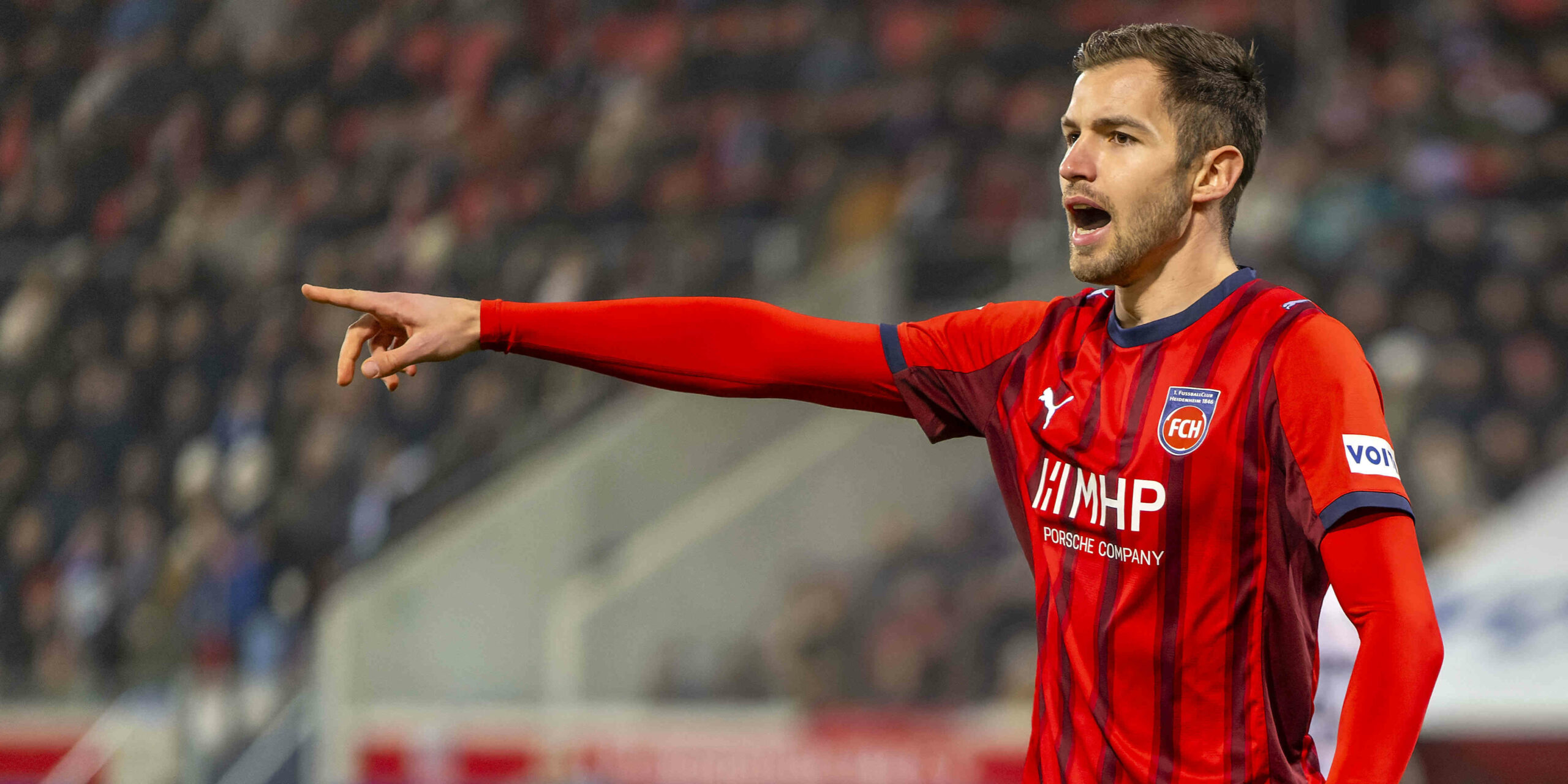 Marvin Pieringer will mit dem 1. FC Heidenheim raus aus dem Abstiegskampf.