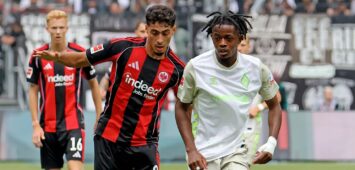 Samuel Mbangula von Werder Bremen & Fares Chaibi von Eintracht Frankfurt