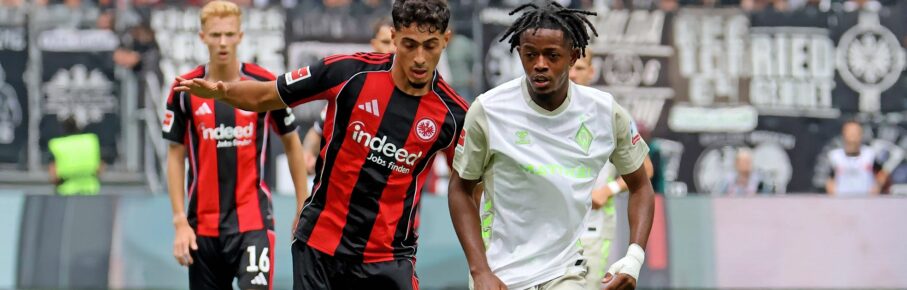 Samuel Mbangula von Werder Bremen & Fares Chaibi von Eintracht Frankfurt