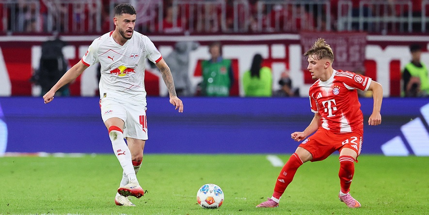 Bei RB Leipzig und Bayern zuletzt weniger erfolgreich: Romulo und Lennart Karl