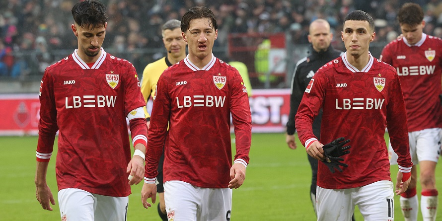 Bilal El Khanouss (rechts) kommt beim VfB Stuttgart nach dem Afrika-Cup nicht so richtig in Tritt