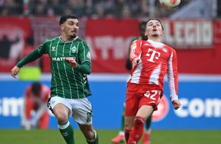 Cameron Puertas von Werder Bremen gegen den FC Bayern