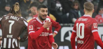 Deniz Undav und Chris Führich vom VfB Stuttgart