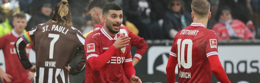 Deniz Undav und Chris Führich vom VfB Stuttgart