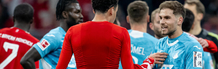 Luka Duric TSG 1899 Hoffenheim, 48 bekommt nach der Partie das Trikot von Jamal Musiala FC Bayern Muenchen, 10 GER, FC Bayern Muenchen vs. TSG 1899 Hoffenheim, Fussball, Bundesliga, 21. Spieltag, Spielzeit 2025/2026, 08.02.2026. DFL DFB REGULATIONS PROHIBIT ANY USE OF PHOTOGRAPHS as IMAGE SEQUENCES and or QUASI-VIDEO. GER, FC Bayern Muenchen vs. TSG 1899 Hoffenheim, Fussball, Bundesliga, 21. Spieltag, Spielzeit 2025/2026, 08.02.2026. Muenchen *** Luka Duric TSG 1899 Hoffenheim, 48 gets the jersey from Jamal Musiala FC Bayern Muenchen, 10 GER, FC Bayern Muenchen vs TSG 1899 Hoffenheim, Football, Bundesliga, Matchday 21, Season 2025 2026, 08 02 2026 DFL DFB REGULATIONS PROHIBIT ANY USE OF PHOTOGRAPHS as IMAGE SEQUENCES and or QUASI VIDEO GER, FC Bayern Muenchen vs TSG 1899 Hoffenheim, Football, Bundesliga, Matchday 21, Season 2025 2026, 08 02 2026 Muenchen Copyright: xEibner-Pressefoto/HeikexFeinerx EP_HFR