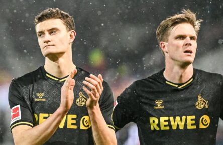Eric Martel und Marius Bülter vom 1. FC Köln