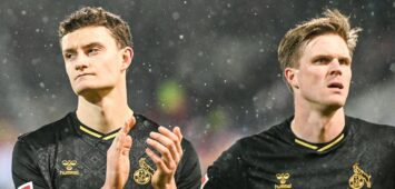 Eric Martel und Marius Bülter vom 1. FC Köln