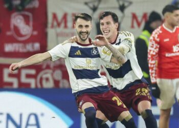 Fabio Vieira und Nicolas Capaldo vom HSV