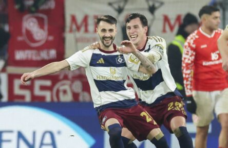 Fabio Vieira und Nicolas Capaldo vom HSV