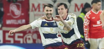 Fabio Vieira und Nicolas Capaldo vom HSV