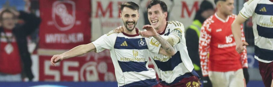 Fabio Vieira und Nicolas Capaldo vom HSV