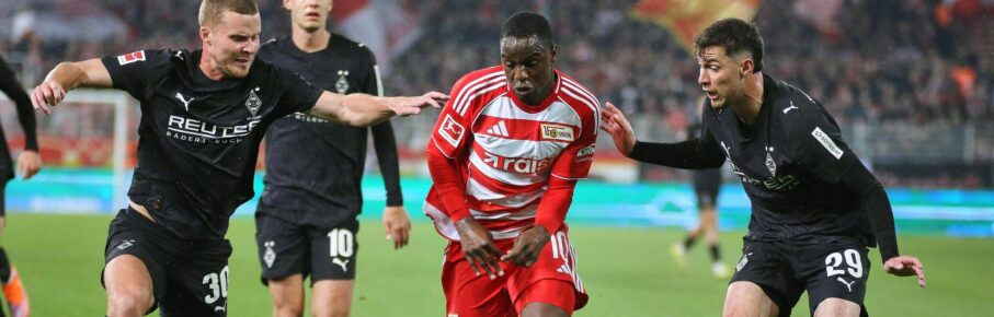 Ilyas Ansah von Union Berlin gegen Gladbach
