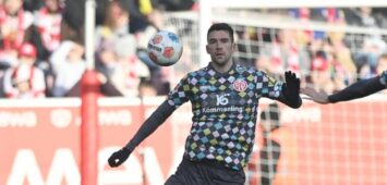 Stefan Bell beim Heimspiel des 1. FSV Mainz 05 gegen den FC Augsburg.