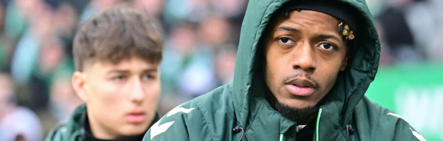 GER, 1. FBL, SV Werder Bremen vs FC Bayern Muechen / 14.02.2026, Weserstadion, Bremen, GER, 1. FBL, SV Werder Bremen vs FC Bayern Muechen im Bild Mbangula Samuel SV Werder Bremen 07 *** GER, 1 FBL, SV Werder Bremen vs FC Bayern Muechen 14 02 2026, Weserstadion, Bremen, GER, 1 FBL, SV Werder Bremen vs FC Bayern Muechen in picture Mbangula Samuel SV Werder Bremen 07 nordphotoxGmbHxx/xKokenge nph00001