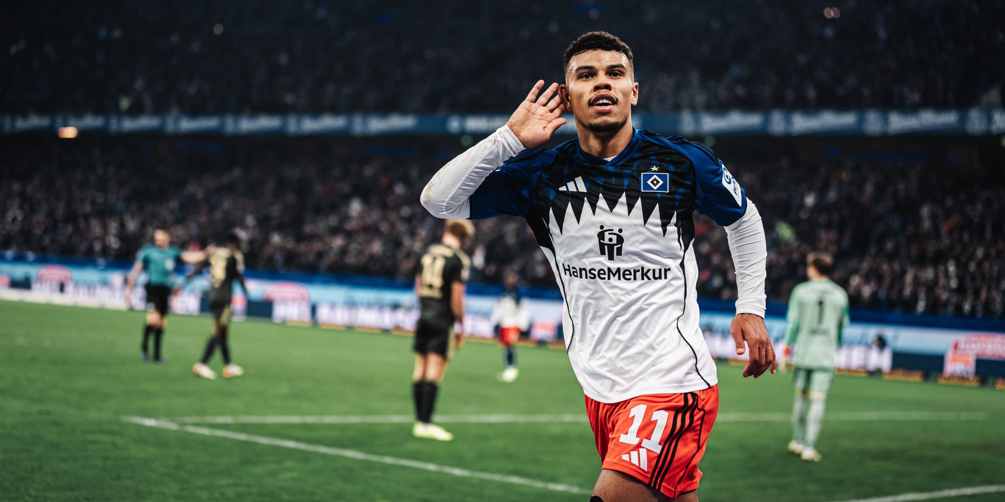 Ransford Königsdörffer trifft doppelt für den HSV