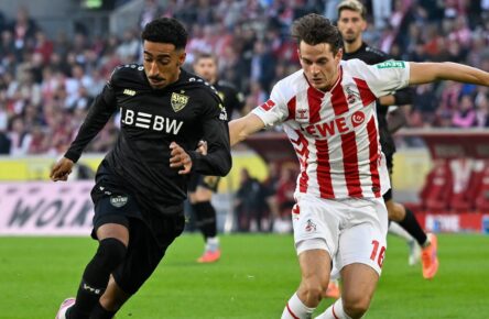 VfB Stuttgart - 1. FC Köln: Tiago Tomas und Jakub Kaminski